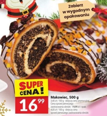 Makowiec 500 g promocja w Twój Market