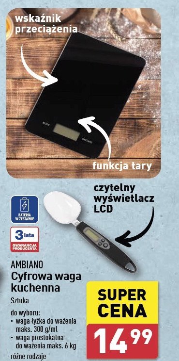 Waga kuchenna AMBIANO promocja