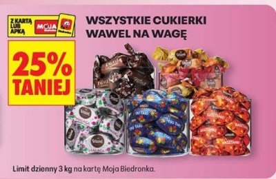 Cukierki Wawel na wagę - różne rodzaje promocja w Biedronka