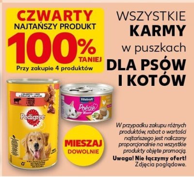 Karma w puszkach dla psów i kotów różne marki promocja w Kaufland