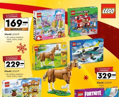 Klocki LEGO do wyboru zestawy: 11203, 21273, 71843 promocja w Biedronka