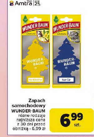 Zapach samochodowy new car Wunder-baum promocja w Carrefour