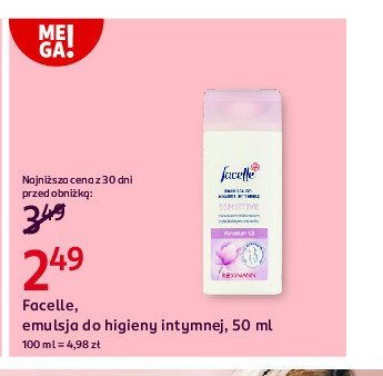 Płyn do higieny intymnej sensitive Facelle intim promocja