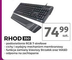 Klawiatura rhod 350 Genesis promocja w Auchan