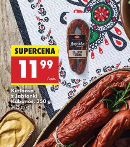 Kiełbasa z jabłonki Kabanos promocja