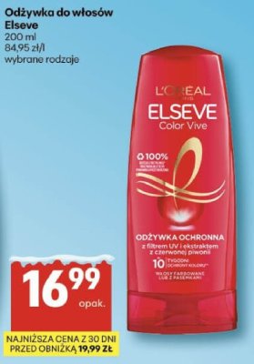Odżywka do włosów Elseve Color Vive promocja w Delikatesy Centrum