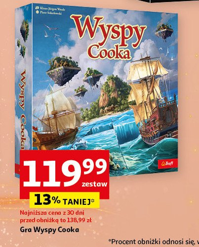 Wyspy cooka Trefl promocja w Auchan