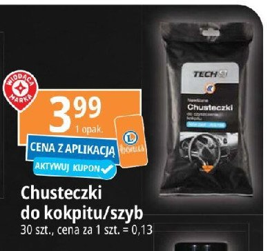 Chusteczki do czyszczenia kokpitu Tech9 promocja w Leclerc