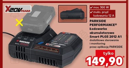 Ładowarka akumulatorowa smart 300 w Parkside performance promocja w Kaufland