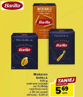 Makaron casarecce siciliane Barilla promocja