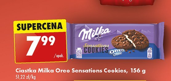 Ciastka oreo creme Milka cookies sensations promocja