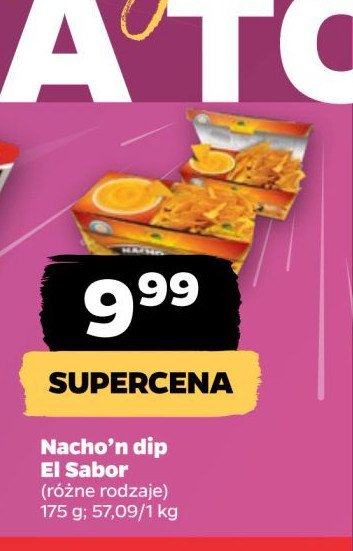 Nachosy z sosem Nacho'n dip promocja w Netto