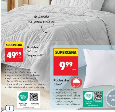 Kołdra Winter Supersoft SMUKEE, 155 × 200 cm promocja w Biedronka