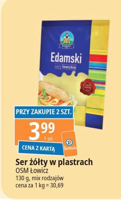 Ser łowicki edamski Łowicz promocja