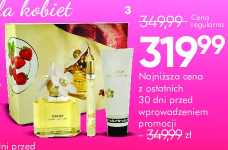 Zestaw w pudełku: woda toaletowa 50 ml + woda toaletowa 10 ml MARC JACOBS DAISY LOVE promocja w Super-Pharm