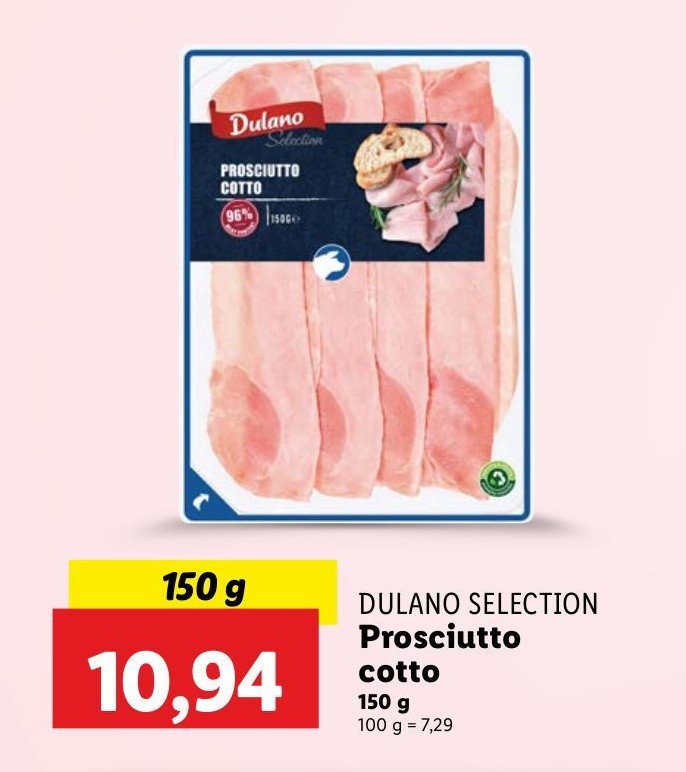 Prosciutto cotto Dulano selection promocja