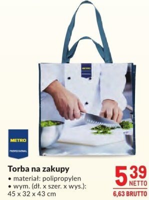 Torba na zakupy Metro Professional promocja w Makro