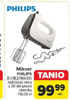 Mikser ręczny hr3740/00 Philips promocja w Carrefour Market