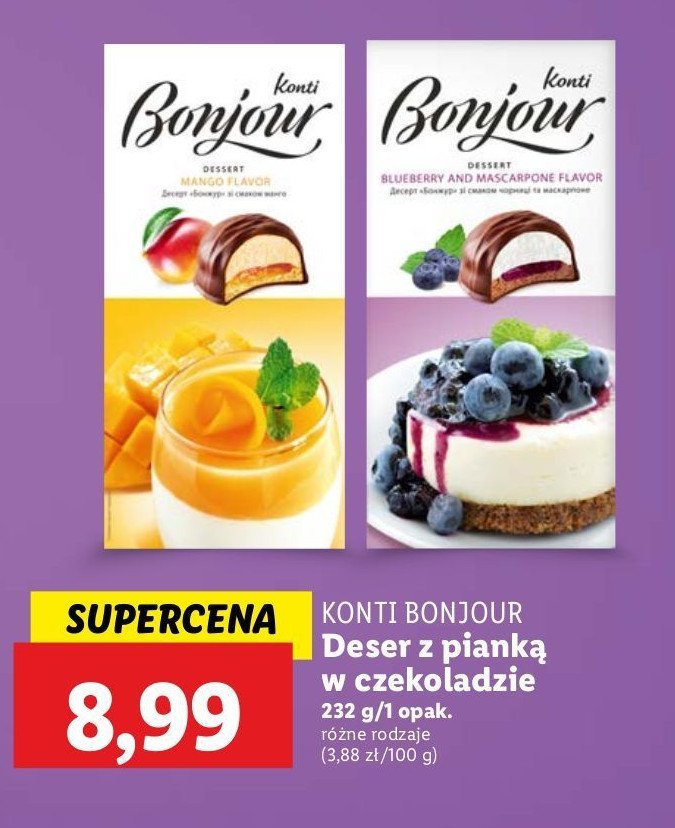 Bombonierka jagoda-mascarpone Bonjour souffle promocja