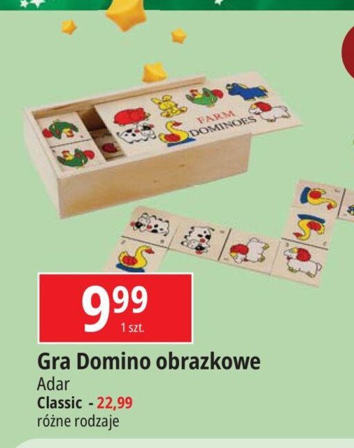 Domino klasyczne Adar promocja w Leclerc