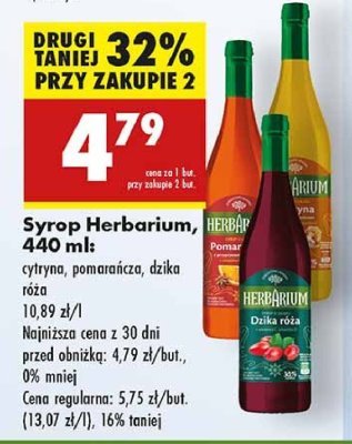 Syrop cytryna Herbarium promocja