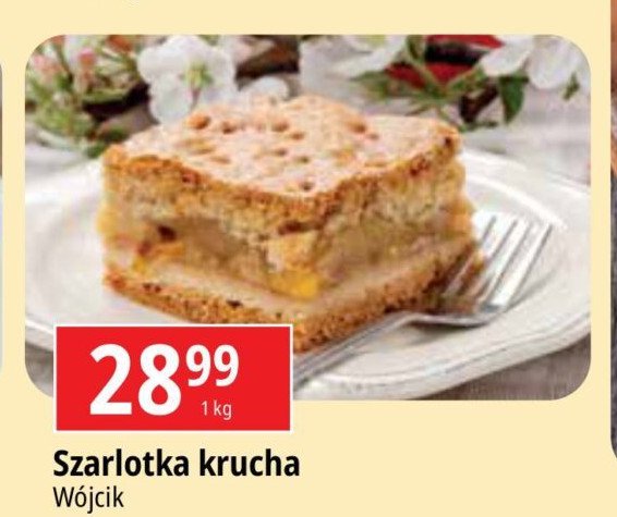 Ciasto szarlotka krucha W贸jcik promocja w TOPAZ