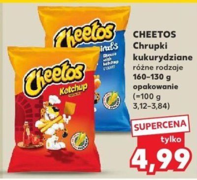Chrupki kukurydziane różne rodzaje 160-130 g promocja w Kaufland
