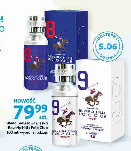 Woda perfumowana BEVERLY HILLS POLO CLUB SPORT 9 promocja