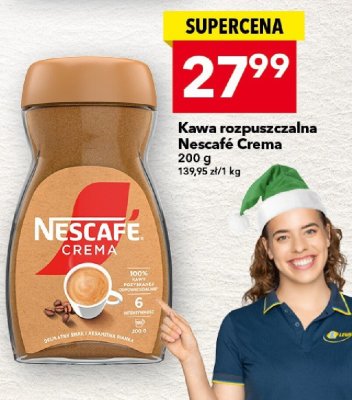 Kawa rozpuszczalna Nescafé Crema 200 g promocja w LEWIATAN