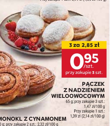 Pączek z nadzieniem wieloowocowym promocja