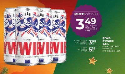 Piwo Żywiec 0,5 L promocja w Duży Ben