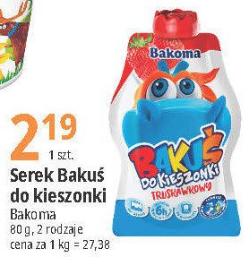 Serek wanilia Bakoma promocja