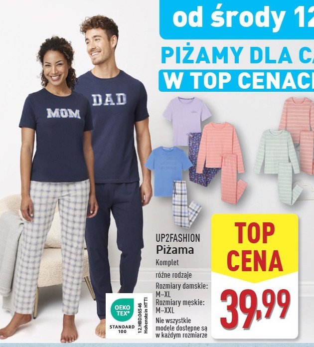 Piżama męska m-xxl Up2fashion promocja