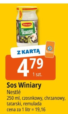 Sos Winiary Nestlé promocja w Leclerc