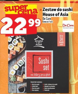 Zestaw do sushi House of Asia De Care promocja w TOPAZ