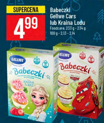Babeczki auta Gellwe promocja