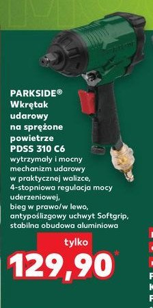 Wkrętak udarowy na sprężone powietrze Parkside promocja w Kaufland