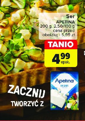 Ser typu feta w bloczku Arla apetina promocja