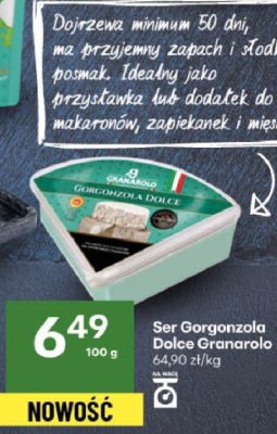 Ser Gorgonzola Dolce Granarolo promocja w Delikatesy Centrum
