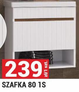 SZAFKA 80 1S SERIA JOY kolor biały promocja w Merkury Market