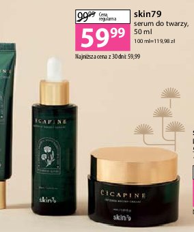 Serum do twarzy intensywnie regeneruj膮ce SKIN79 CICAPINE promocja