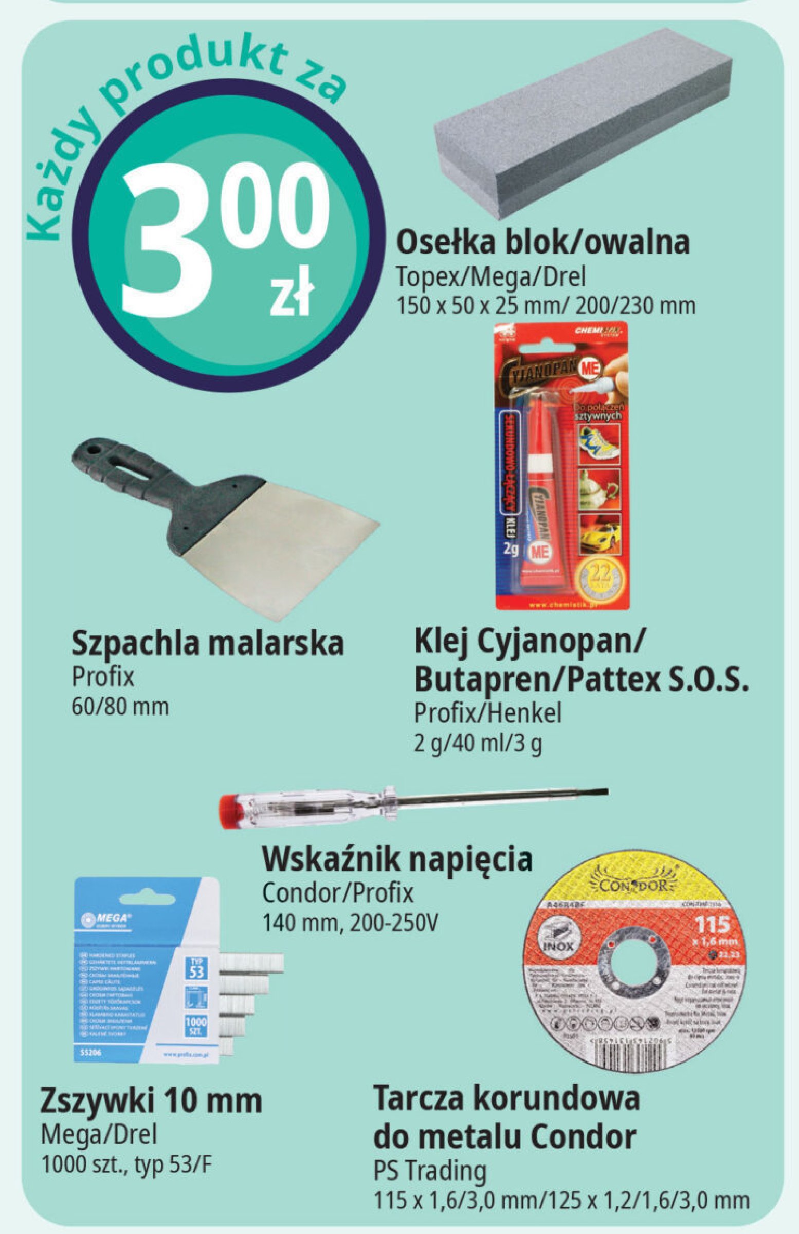 Szpachelka nierdzewna 80 cm Profix promocja