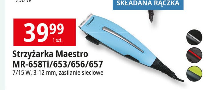 Strzyżarka mr-658 Maestro promocja