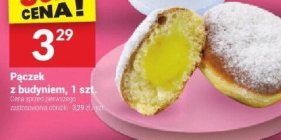 Pączek z budyniem, 1 szt. promocja w Twój Market