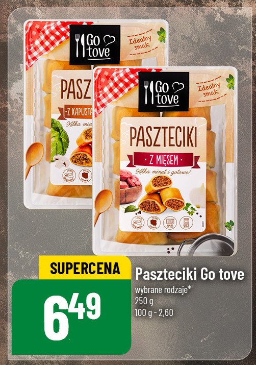 Paszteciki z kapustą i grzybami Gotove promocja