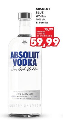 Wódka 40% alk. promocja w Kaufland