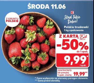 Truskawki K-classic stąd takie dobre! promocja