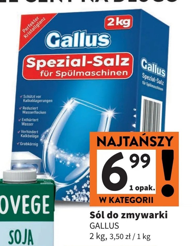 Sól do zmywarki GALLUS promocja