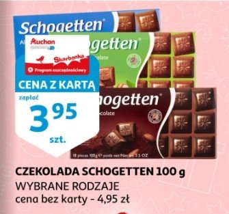 Czekolada dark Schogetten promocja