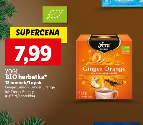 Herbata ginger orange Yogi tea promocja